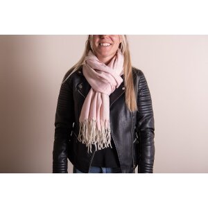 Juleeze JZSC0775P Winter scarf ladies pink 68x180 cm