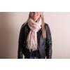 Juleeze JZSC0775P Winter scarf ladies pink 68x180 cm