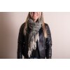 Juleeze JZSC0776GR Winter scarf ladies green 68x180 cm