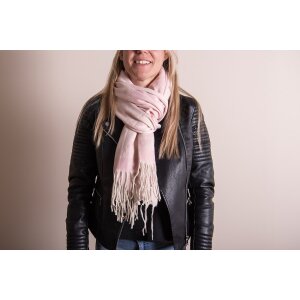 Juleeze JZSC0776P Winter scarf ladies pink 68x180 cm