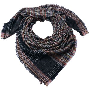 Juleeze JZSC0781G Scarf Grey 130x130 cm