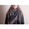 Juleeze JZSC0781G Scarf Grey 130x130 cm