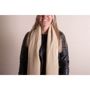 Juleeze JZSC0784BE Scarf Ladies Beige 50x180 cm