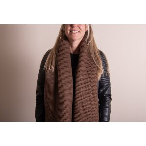 Juleeze JZSC0784CH Scarf Ladies Brown 50x180 cm