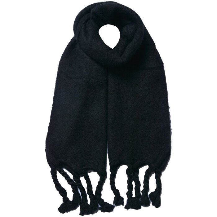 Juleeze JZSC0790Z Scarf Ladies Black 40x200 cm