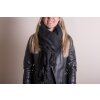 Juleeze JZSC0790Z Scarf Ladies Black 40x200 cm