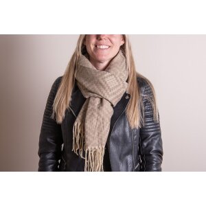 Juleeze JZSC0792BE Scarf Ladies Beige 65x180 cm