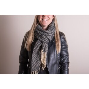 Juleeze JZSC0792G Scarf Ladies Grey 65x180 cm