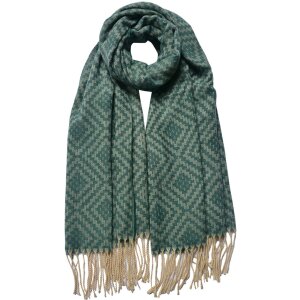 Juleeze JZSC0792GR Scarf ladies green 65x180 cm