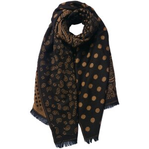 Juleeze JZSC0793CH Scarf Ladies Brown 65x190 cm