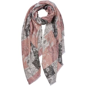 Juleeze JZSC0799 Scarf Ladies Pink 80x180 cm