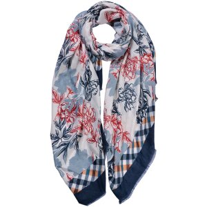 Juleeze JZSC0801 Scarf Ladies Blue 80x180 cm