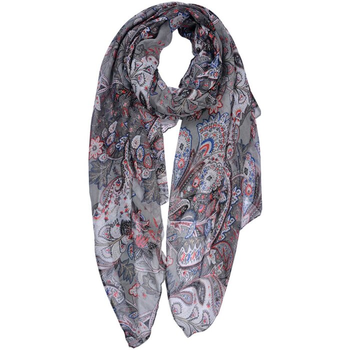 Juleeze JZSC0811 Scarf Ladies Grey 80x180 cm