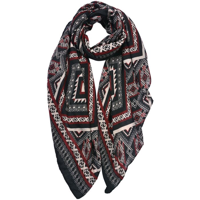 Juleeze JZSC0814 Scarf Ladies Black 80x180 cm