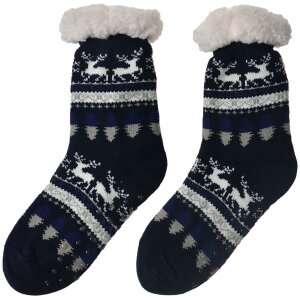 Juleeze JZSK0021DBL Socks Blue one size