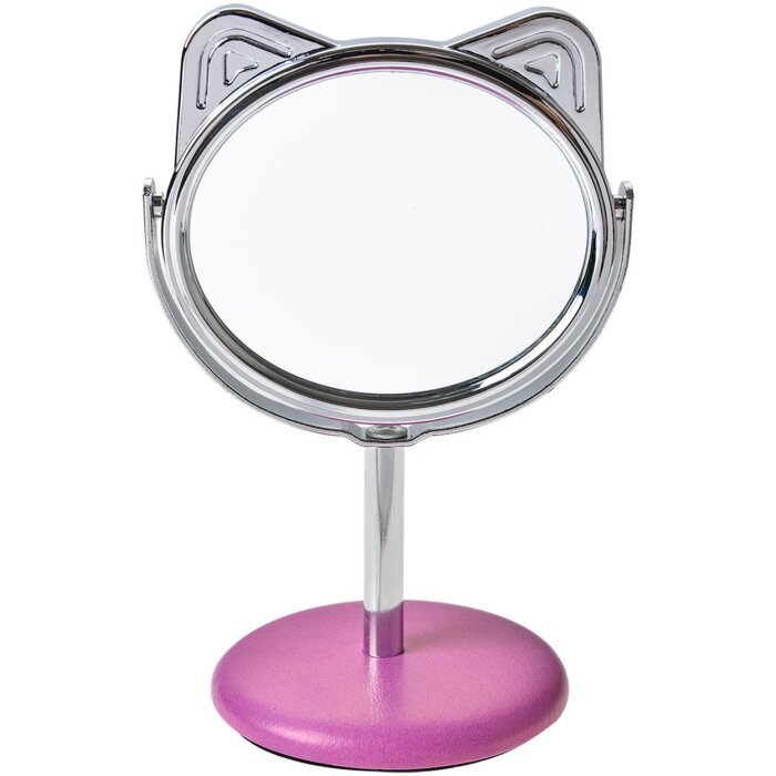 Juleeze JZSP0011 Table mirror with cat motif Ø 9x14 cm