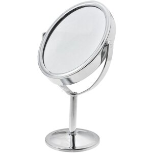 Juleeze JZSP0014 Table mirror silver coloured Ø 9x16 cm