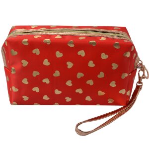 Juleeze JZTB0026R Toilet bag red 18x10 cm