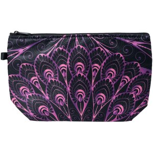 Juleeze JZTB0046 Toiletry Bag Black, Purple 22x13x18 cm