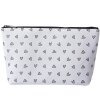 Juleeze JZTT0009-01 Toiletry Bag White, Black 26x6x16 cm