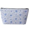 Juleeze JZTTBRB-01 Toiletry Bag White, Blue 26x6x16 cm