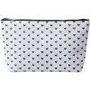 Juleeze JZTTLBS-01 Toiletry Bag White, Black 26x6x16 cm