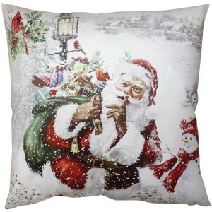 Clayre & Eef KT021.319 Cushion Cover White, Red 45x45...