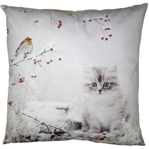 Clayre & Eef KT021.322 Cushion cover white 45x45 cm