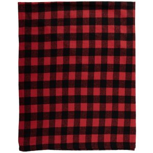 Clayre & Eef KT060.145 Plaid Red, Black 130x170 cm