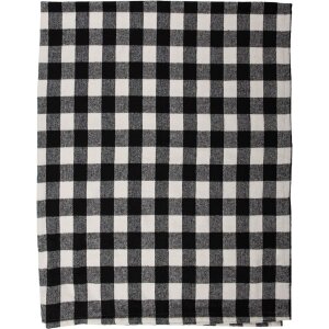 Clayre & Eef KT060.146 Plaid Black, White 130x170 cm