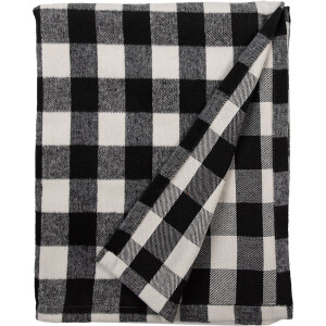 Clayre & Eef KT060.146 Plaid Black, White 130x170 cm