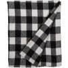 Clayre & Eef KT060.146 Plaid Black, White 130x170 cm