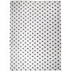 Clayre & Eef LBS60 Plaid White Black 130x170 cm