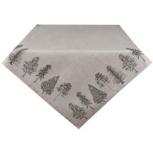 Clayre & Eef NPT01 Tablecloth Beige, Green 100x100 cm