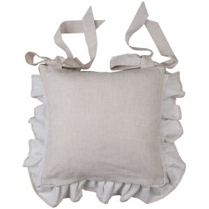 Clayre & Eef NPT25 Cushion Cover Beige Christmas Tree...