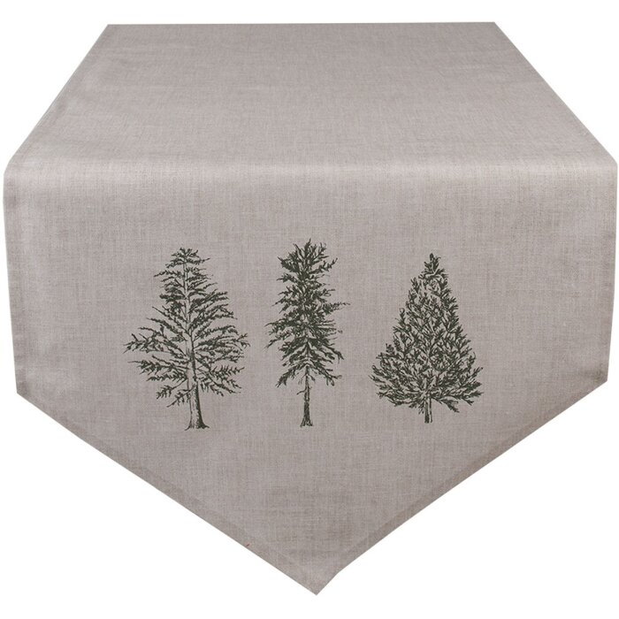 Clayre & Eef NPT65 Table Runner Beige 50x160 cm