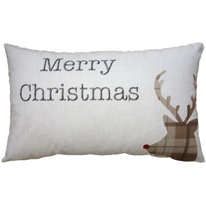 Clayre & Eef NWV36-3 Cushion cover Merry Christmas 30x50 cm