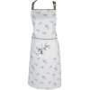 Clayre & Eef OLF41 Cooking Apron Beige Green 70x85 cm