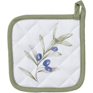 Clayre & Eef OLF45K Potholder Child Beige Green 16x16 cm