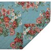 Clayre & Eef Q197.059 Bedspread Blue Pink 140x220 cm