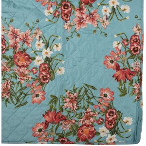 Clayre & Eef Q197.061 Bedspread Blue Pink 240x260 cm