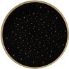 Clayre & Eef STS85-1 Saucer Black Gold Decoration Ø 33x1 cm