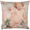 Clayre & Eef SWC23 Cushion Cover Pink 45x45 cm