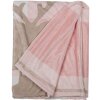 Clayre & Eef SWC60-1 Plaid Pink White 130x170 cm