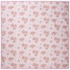 Clayre & Eef SWR01 Tablecloth Square Pink 100x100 cm