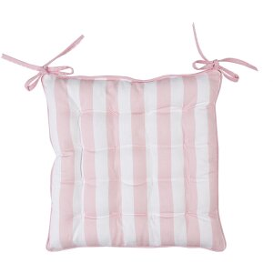 Clayre & Eef chair cushion rose print pink 40x40x4 cm...