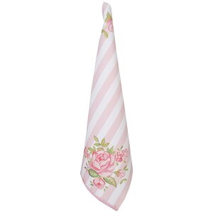 Clayre & Eef SWR42-2 Tea Towel Pink 50x70 cm