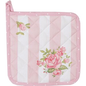 Clayre & Eef SWR45 Potholder Pink 20x20 cm