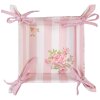 Clayre & Eef SWR47 Bread Basket Pink 35x35x8 cm