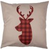 Clayre & Eef TX21 Cushion Cover Red Brown 45x45 cm